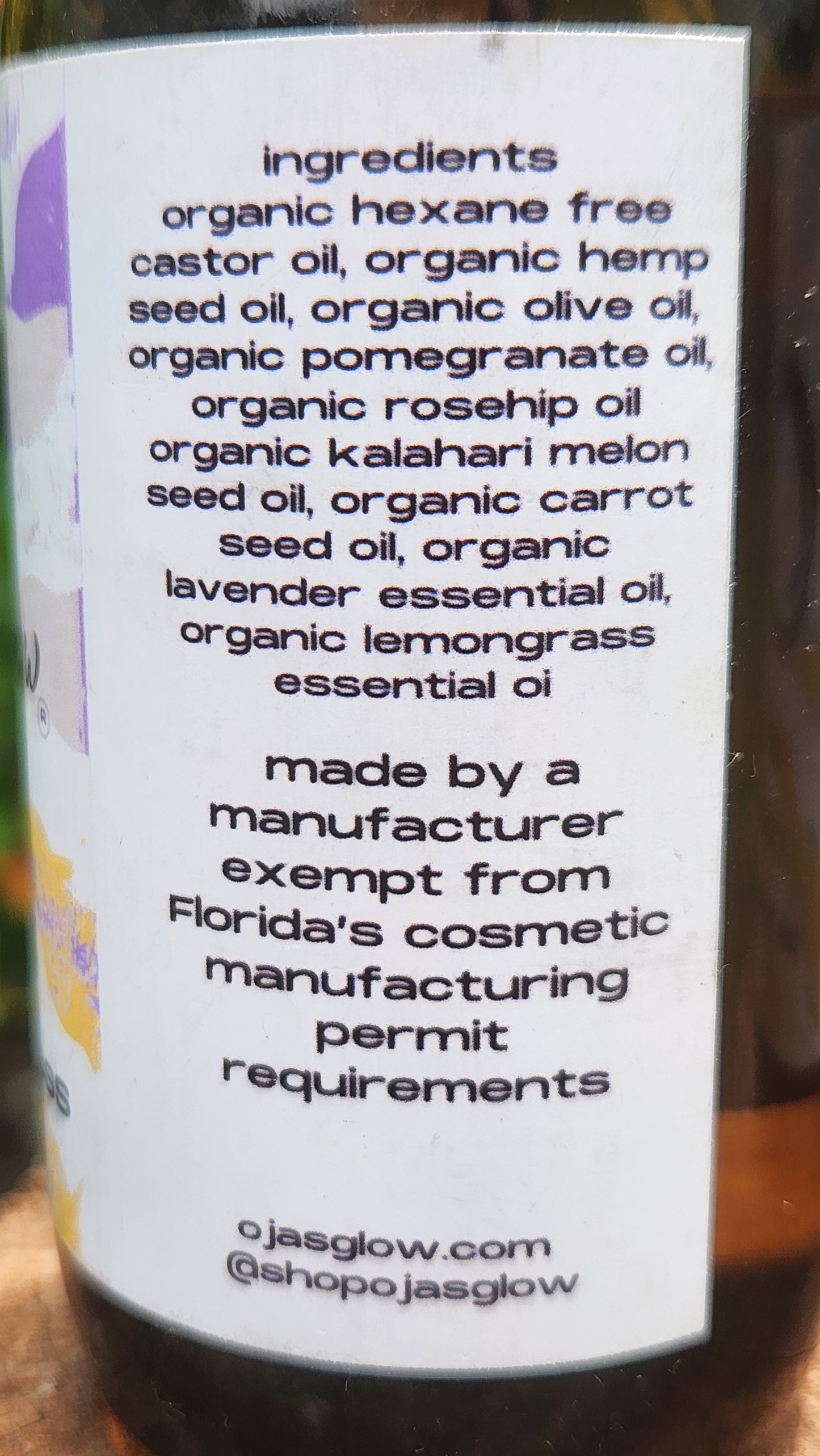Ojas Glow All Natural Cleansing Oil