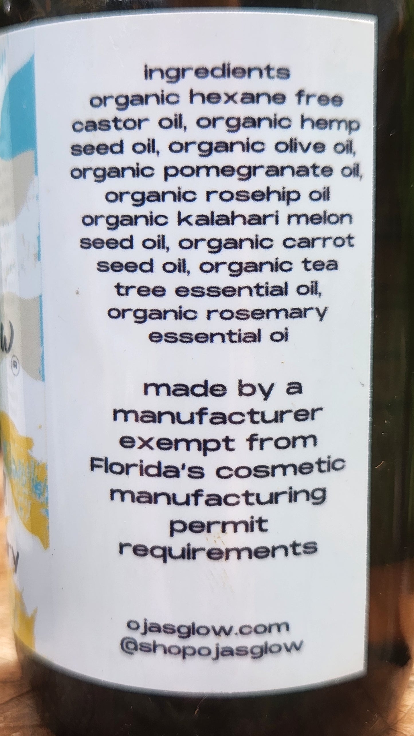 Ojas Glow All Natural Cleansing Oil
