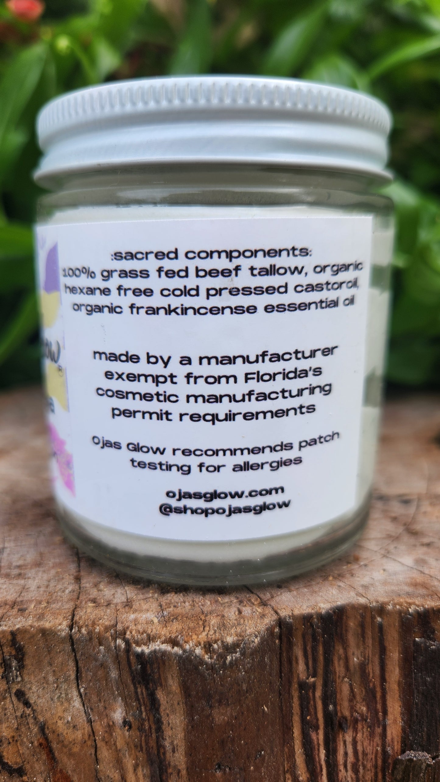 Pachamama Whipped Tallow Face and Body Lotion with Castor Oil