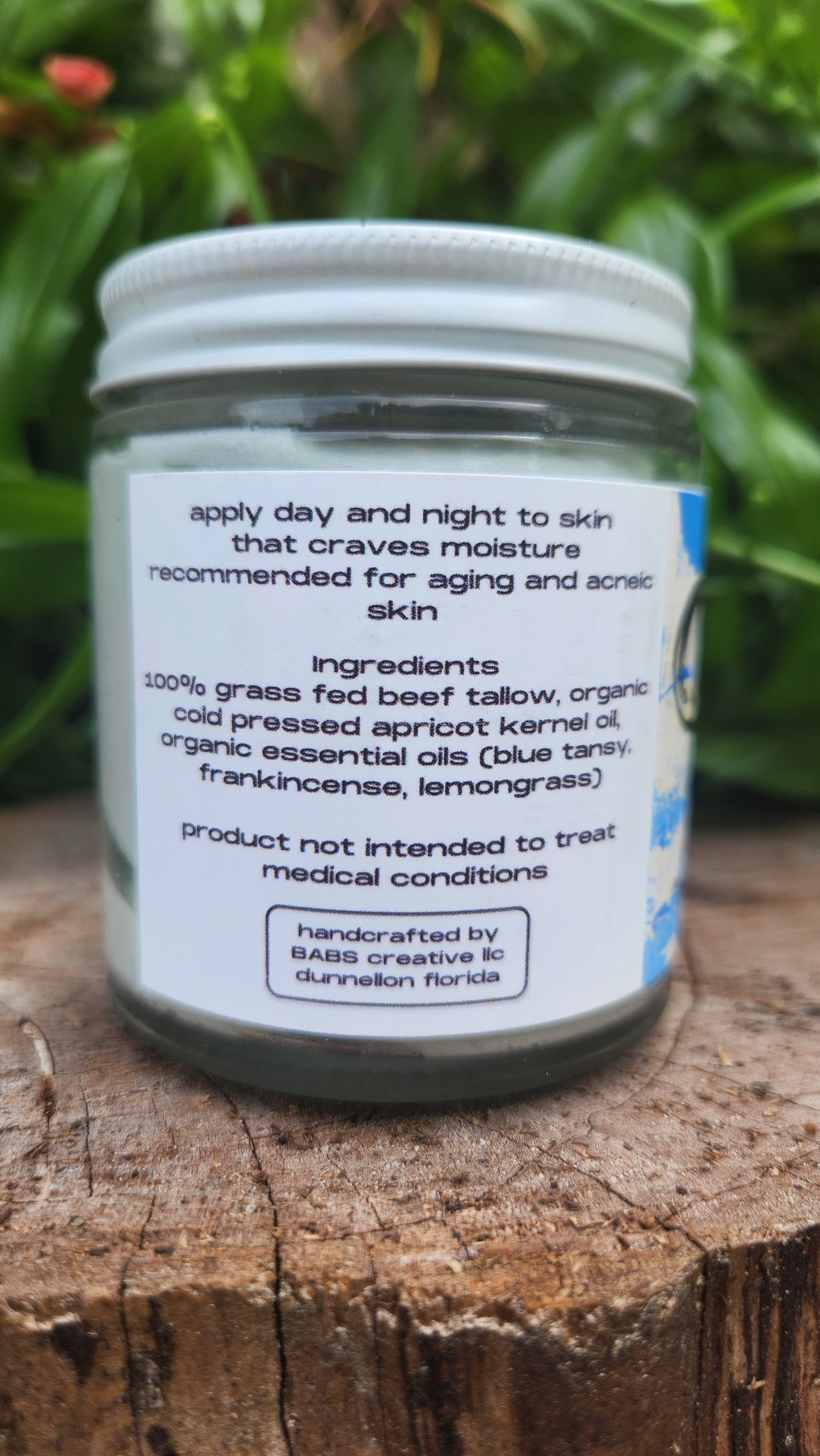 Blue Zen Whipped Tallow Face and Body Lotion w/ Blue Tansy