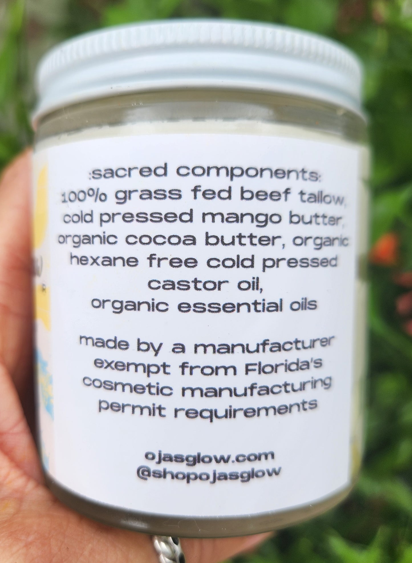 Ojas Glow Grass Fed Tallow Body Butter