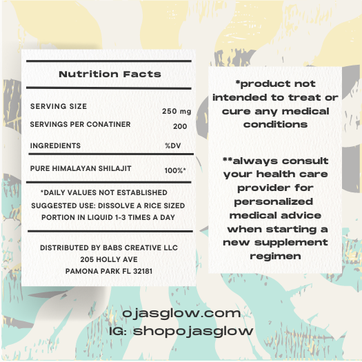 Pure Altai Mountain Shilajit Resin 50 Grams