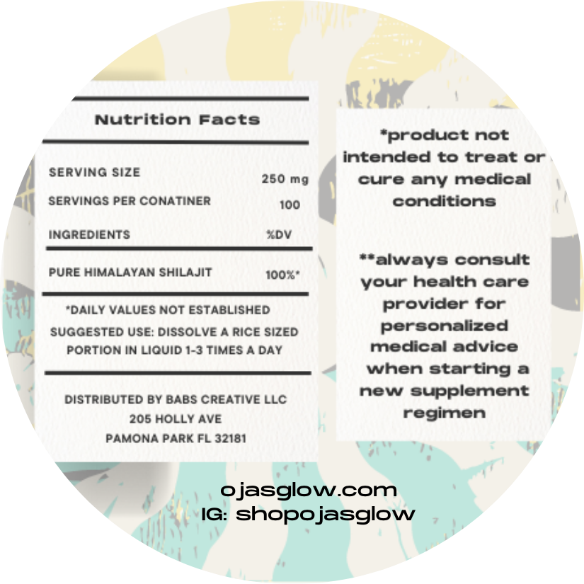 Pure Altai Mountain Shilajit Resin 25 Grams