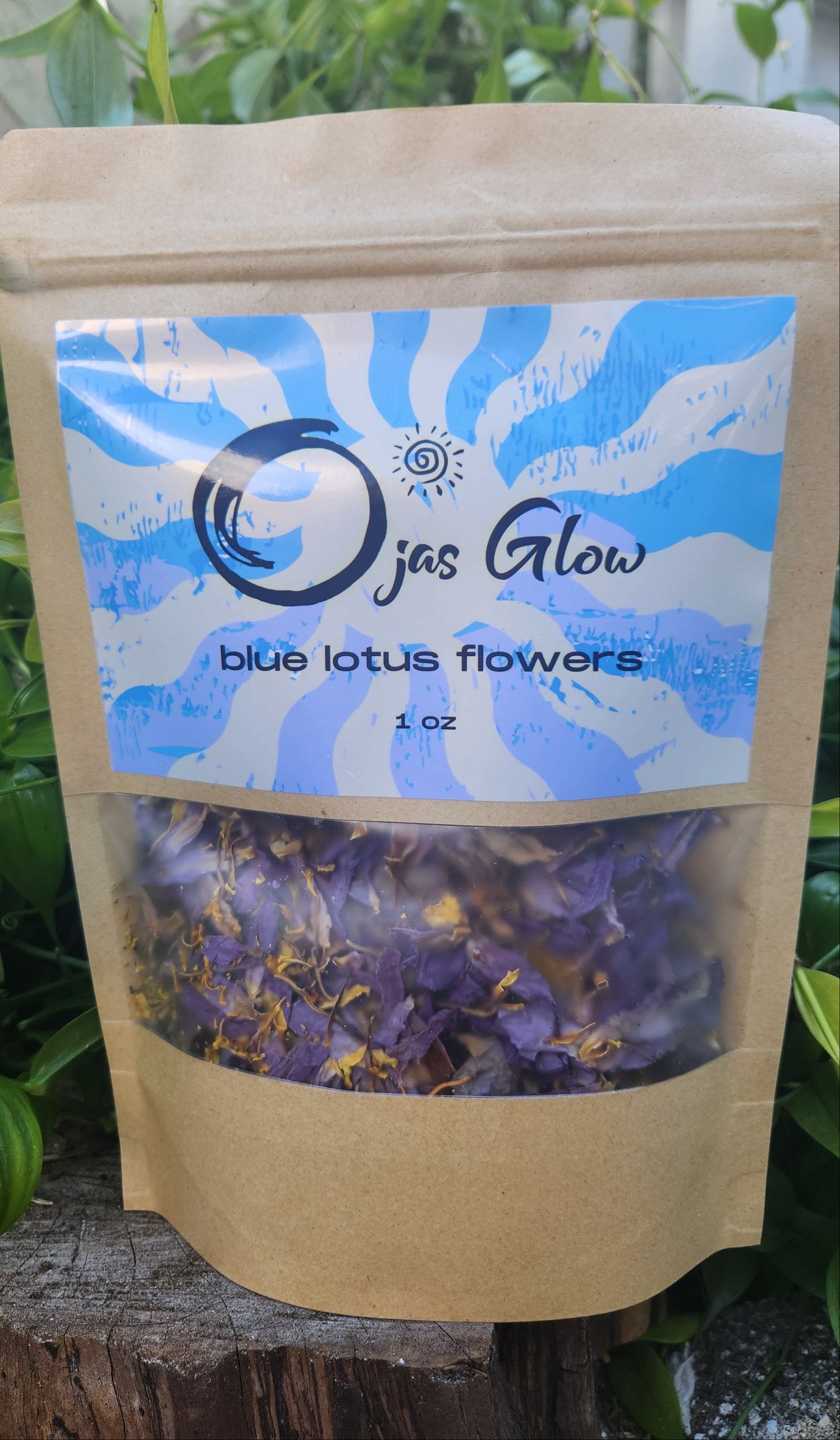 Blue Lotus Flower Loose Leaf