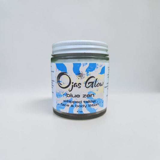 Blue Zen Whipped Tallow Face and Body Lotion w/ Blue Tansy
