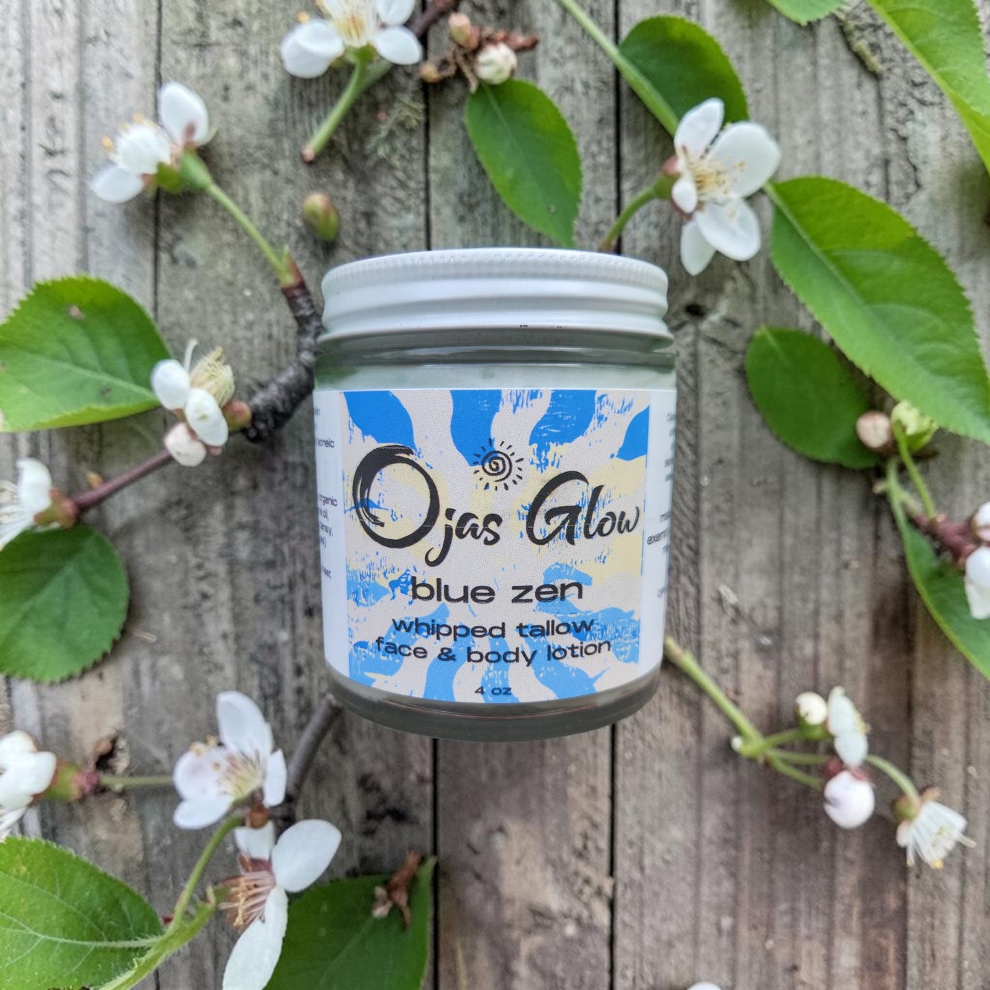 Blue Zen Whipped Tallow Face and Body Lotion w/ Blue Tansy