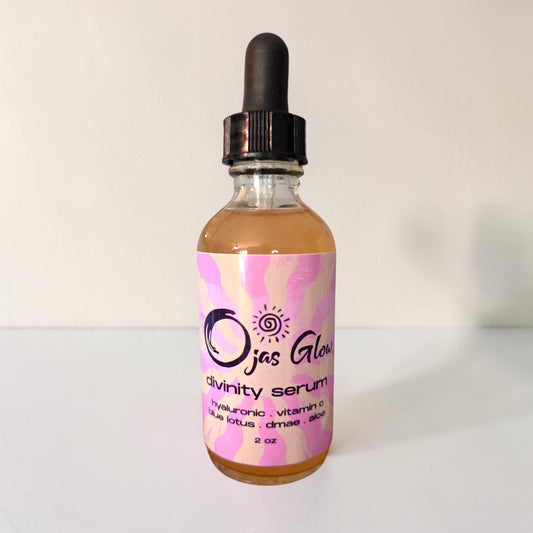 Ojas Glow Divinity Serum with Hyaluronic Acid and Blue Lotus