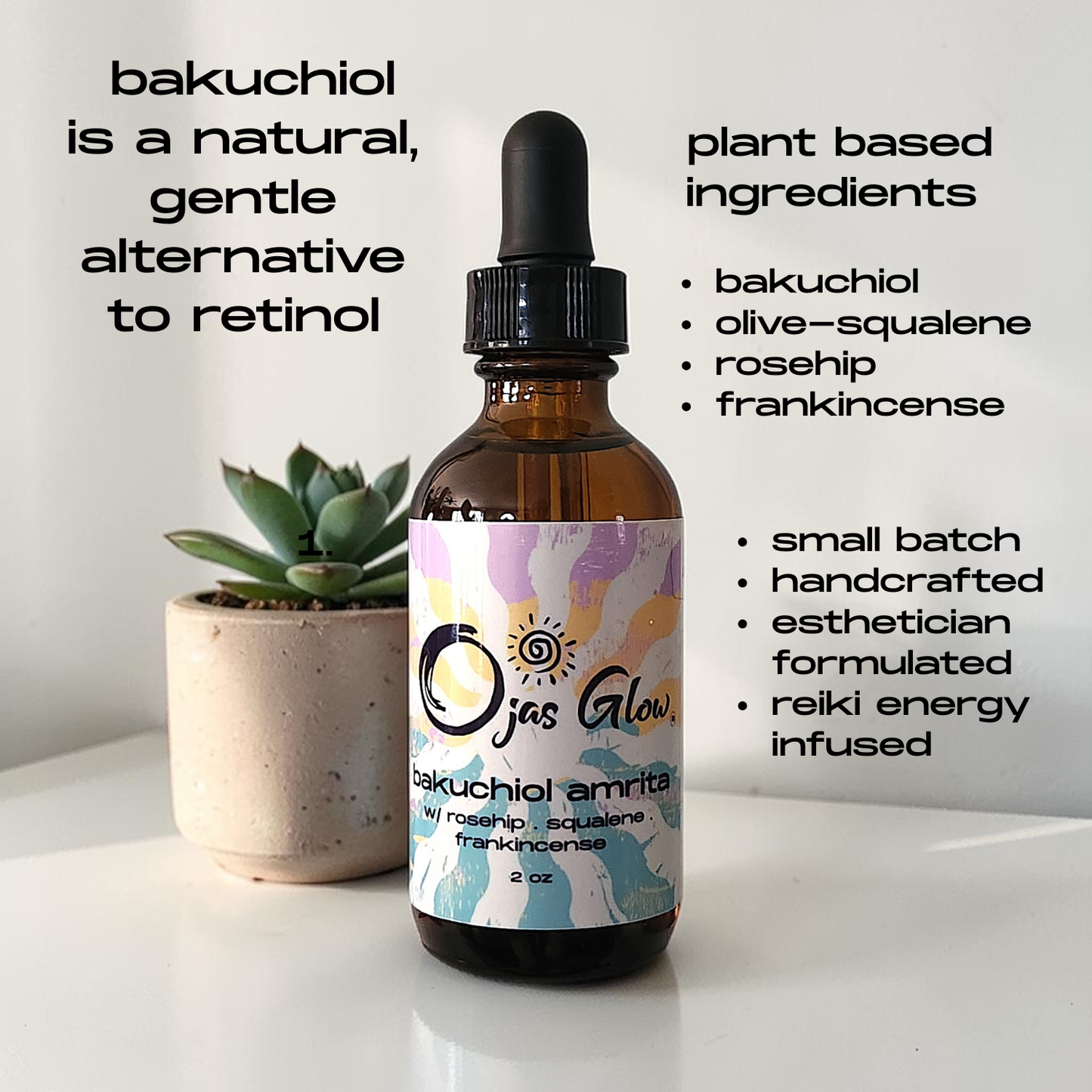 Bakuchiol Amrita Facial Oil Plant Based Retinol Alternative